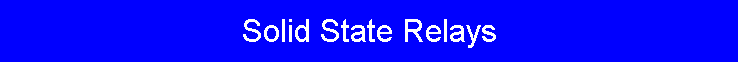 Solid State Relays